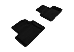 Infiniti G37 Floor Mats - Rear - 3D MAXpider - Kagu Series - Black - `07-`15